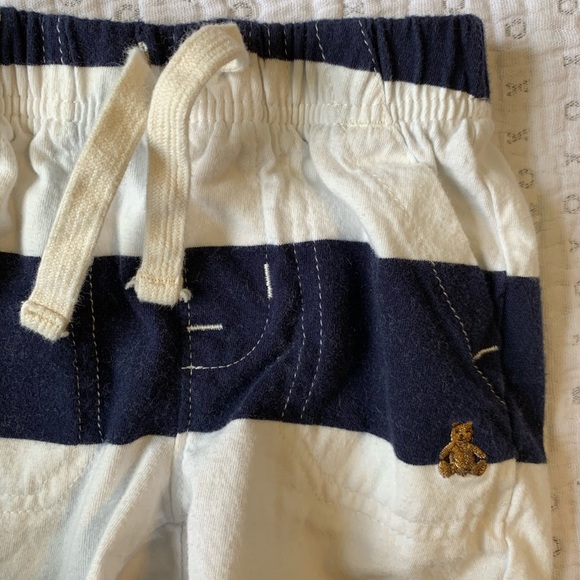 Blue & white striped cotton shorts from Baby Gap - Picture 3 of 4